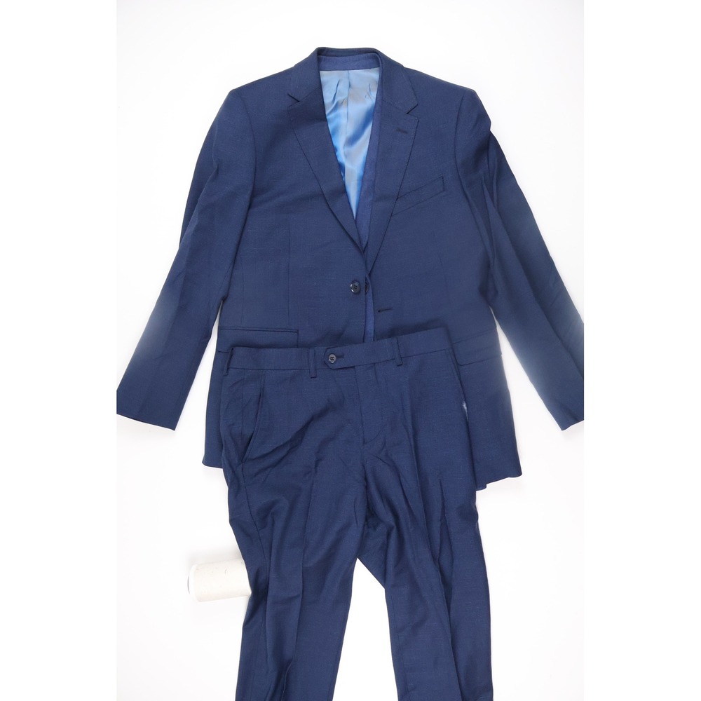 Youngor 1979 Vitale Barberis Canonico Super 120's Wool Suit Men's 46L Blue
